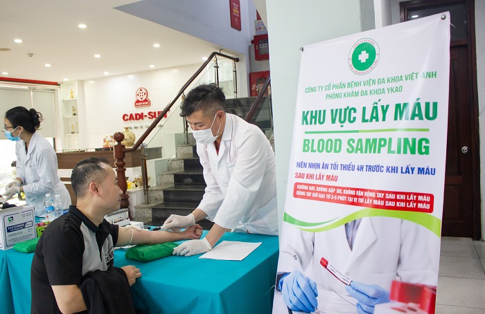 CADI-SUN tổ chức khám sức khỏe định kỳ cho người lao động